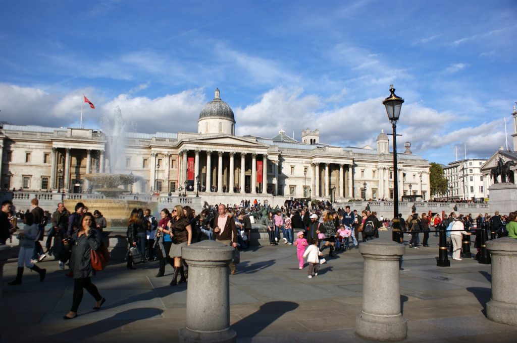 特拉法加廣場 Trafalgar Square & 國家藝廊 National Gallery
