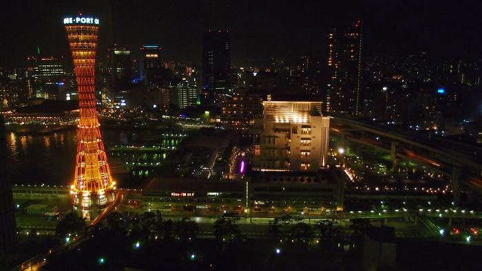 從大倉飯店房間窗戶看出去的景色